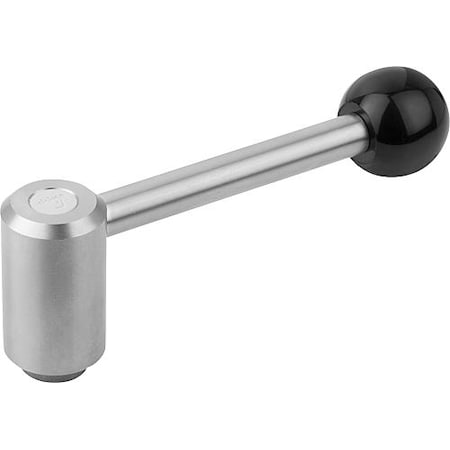 Adjustable Tension Levers In Stainless, Int. Thread, Metric, 0°